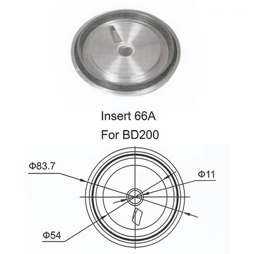 66mm A-type Insert for Elitex BD200